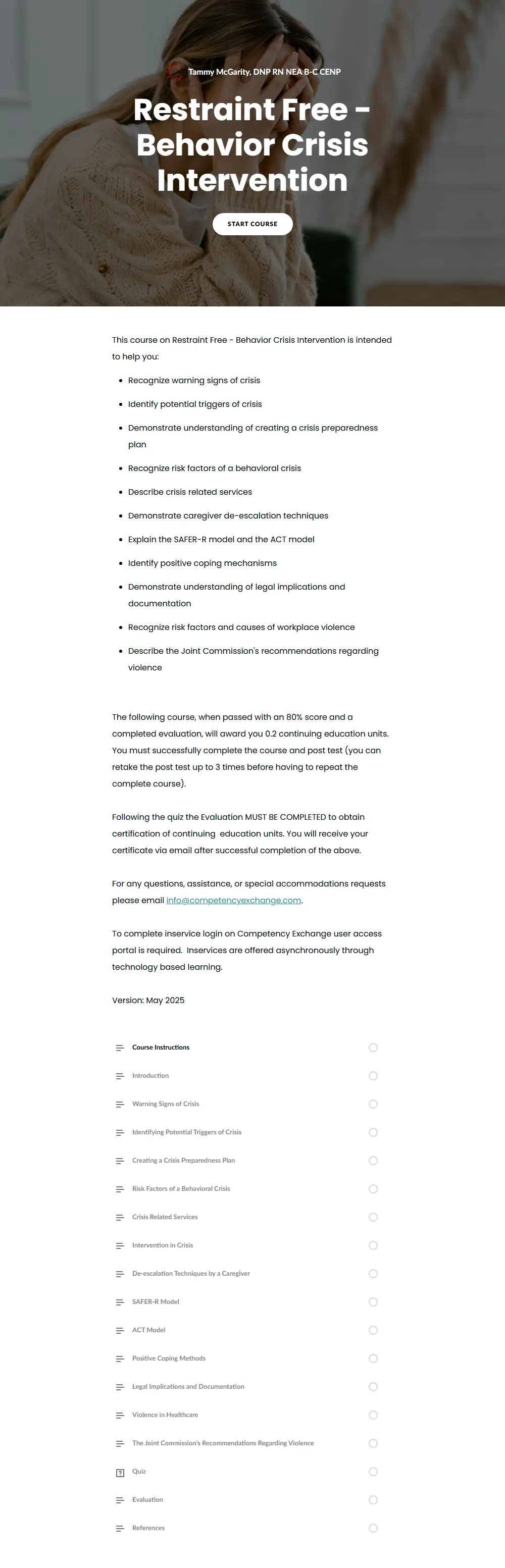 Restraint Free - Behavior Crisis Intervention